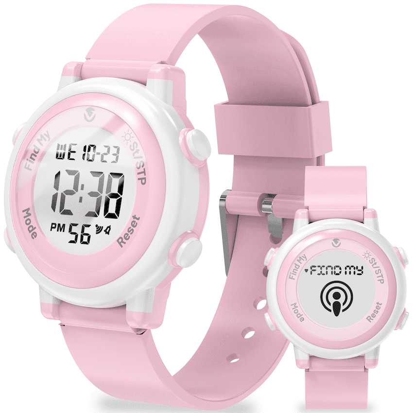 Volkano Kids Digital Watch with Apple Find My - 3ATM Waterproof (Anti-Lost) 3
