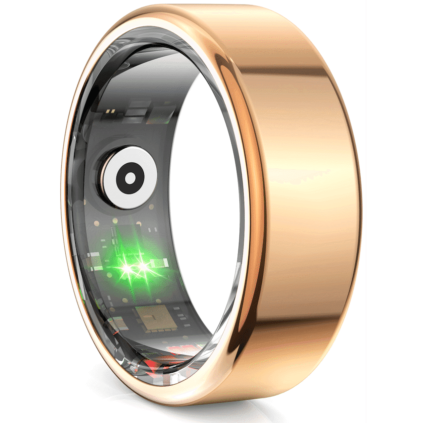 Volkano Ring Series Smart Ring with Charge Case - Black 20.8mm 2