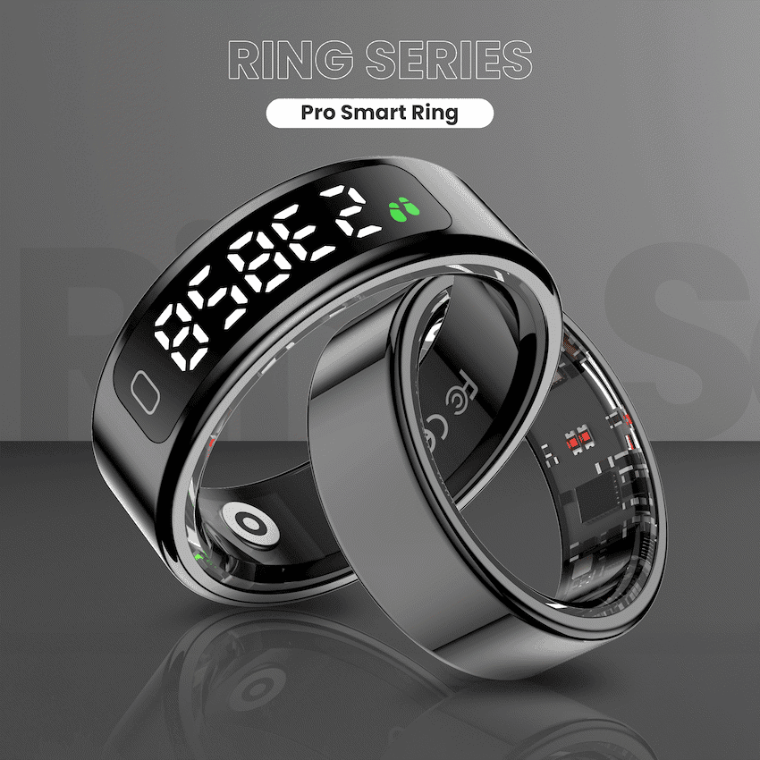Volkano Ring Series Ring Pro Smart Ring with Charging Case - 18.2mm 6