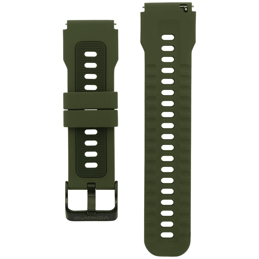 Universal Silicone 22mm Watch Strap - Green