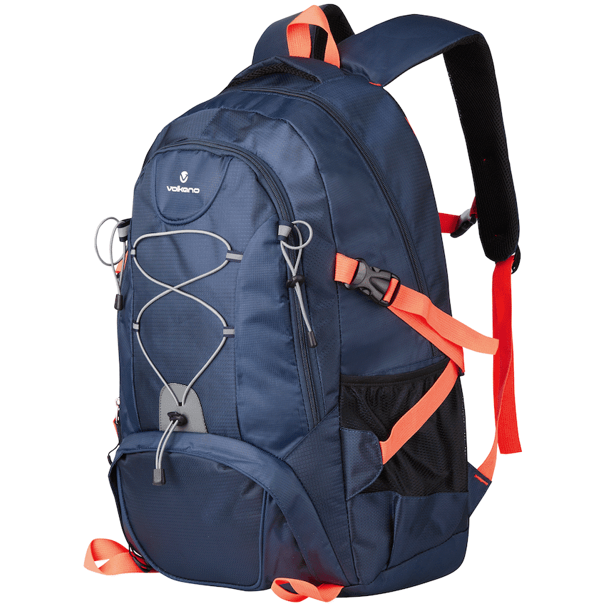 Volkano Clarence Day Pack 40L Navy/Choral 3