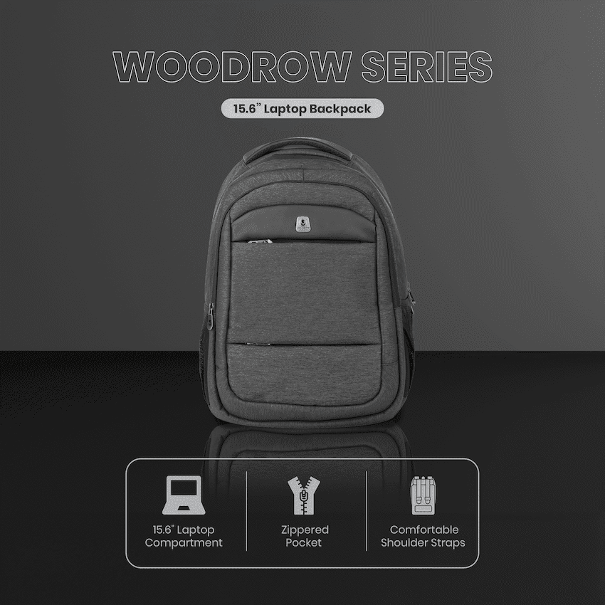 Volkano Woodrow 15.6" Laptop Backpack - Dark Grey 5