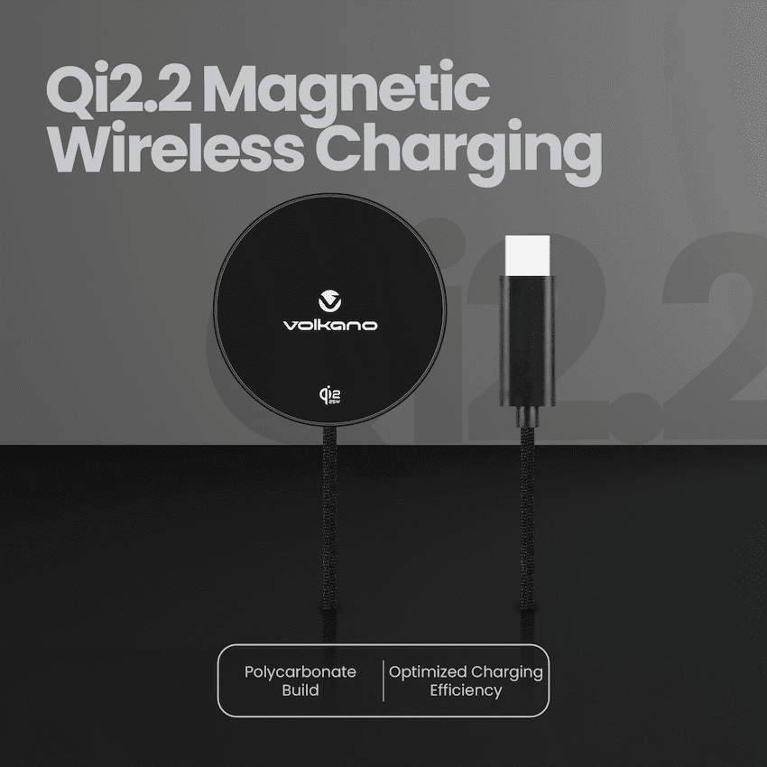Volkano Magni Series Qi2.2 25W Wireless Charging Pad 5