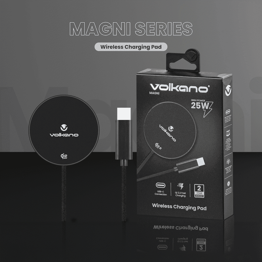 Volkano Magni Series Qi2.2 25W Wireless Charging Pad 7