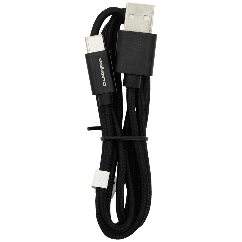 Volkano On-The-Go USB to Type-C 18w Braided 1m Cable - Black 2