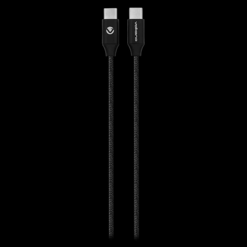 Volkano On-The-Go Type-C to Type-C 30w Cable - Black 6