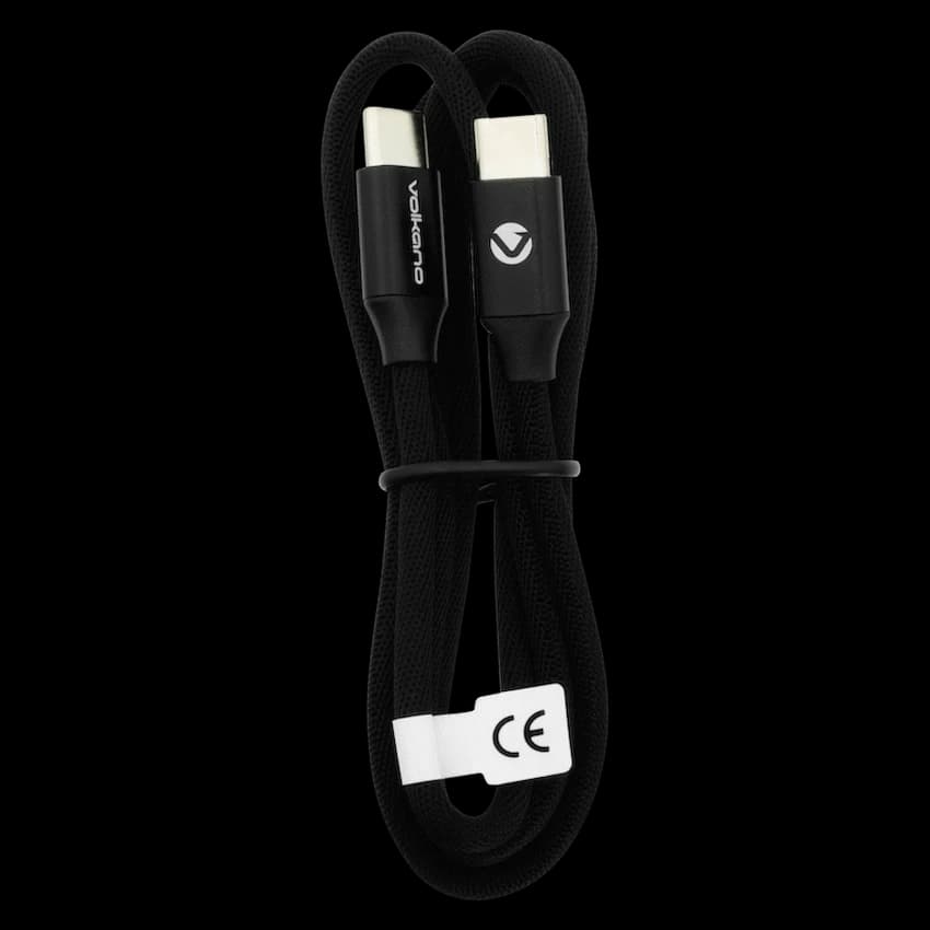Volkano On-The-Go Type-C to Type-C 30w Cable - Black 7