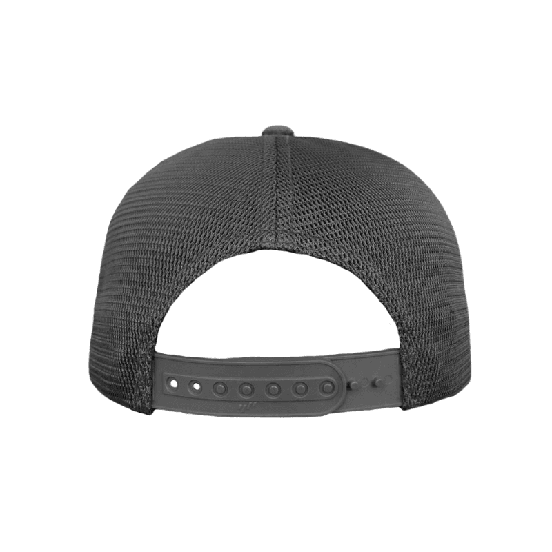 Flexfit Unipanel Mesh Melange Dark Grey Cap Snapback 2