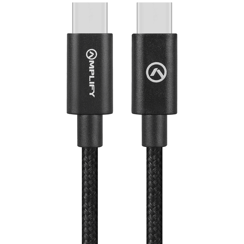 Amplify Linked Series USB-C to Type-C 60W Braided Cable 1.2m - Black 2