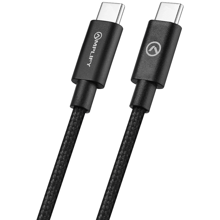 Amplify Linked Series USB-C to Type-C 60W Braided Cable 1.2m - Black 3