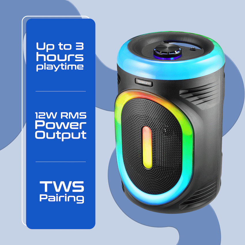 Amplify Spark Series 8" Party Speaker with Wireless Mic 4