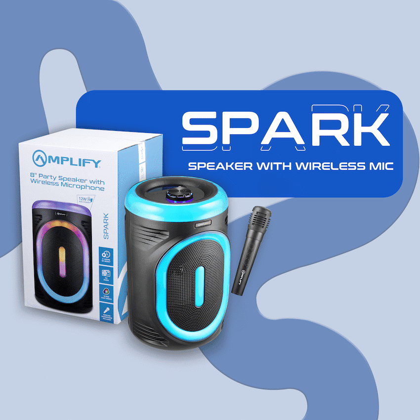 Amplify Spark Series 8" Party Speaker with Wireless Mic 5