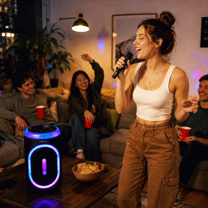 Amplify Spark Series 8" Party Speaker with Wireless Mic 6