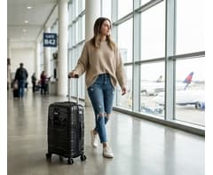 ExpandPro Double-Zipper Luggage Bag- 24 inch 4