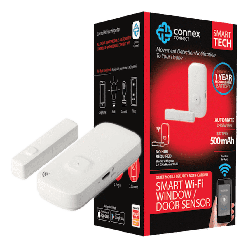Smart WiFi Door Window Sensor Recharge 2