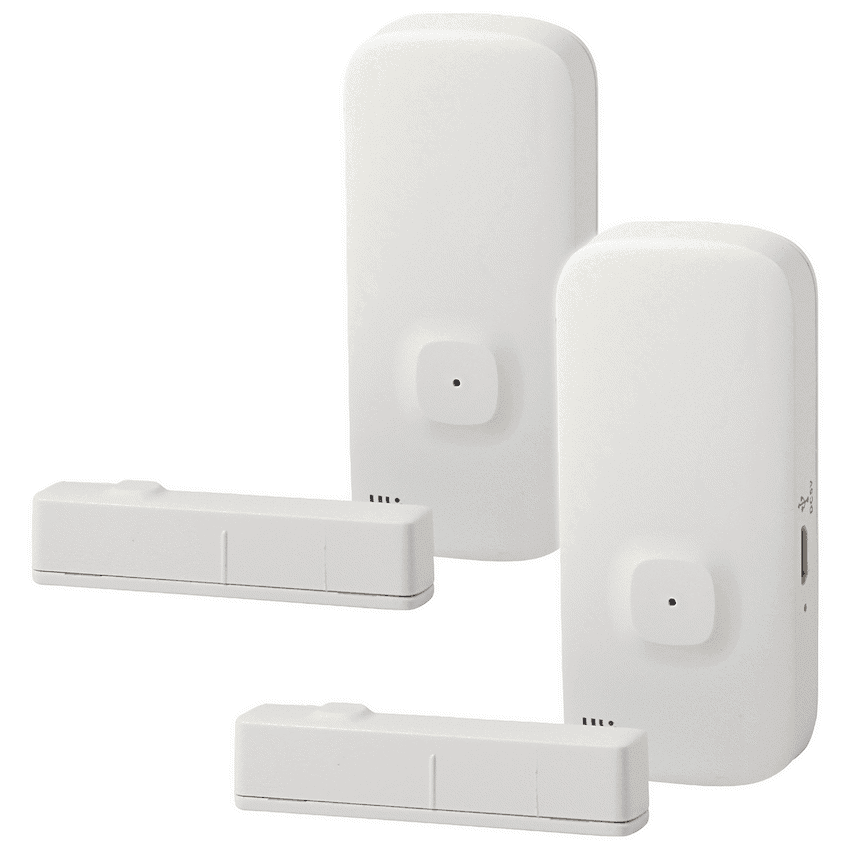 Smart Wi-Fi Door Window Sensor Rechargeable Twin Pack 1