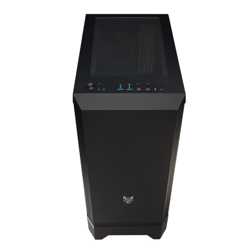FSP CMT260 ATX Gaming Chassis - Black 4