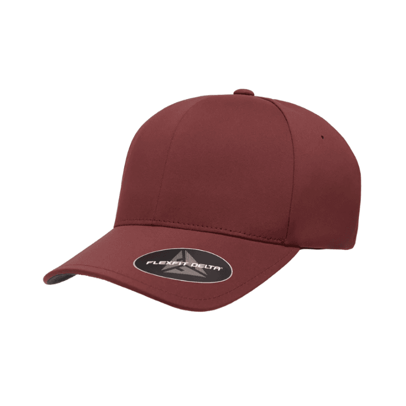 Flexfit Delta Black Cap Velcro Adjustable 6