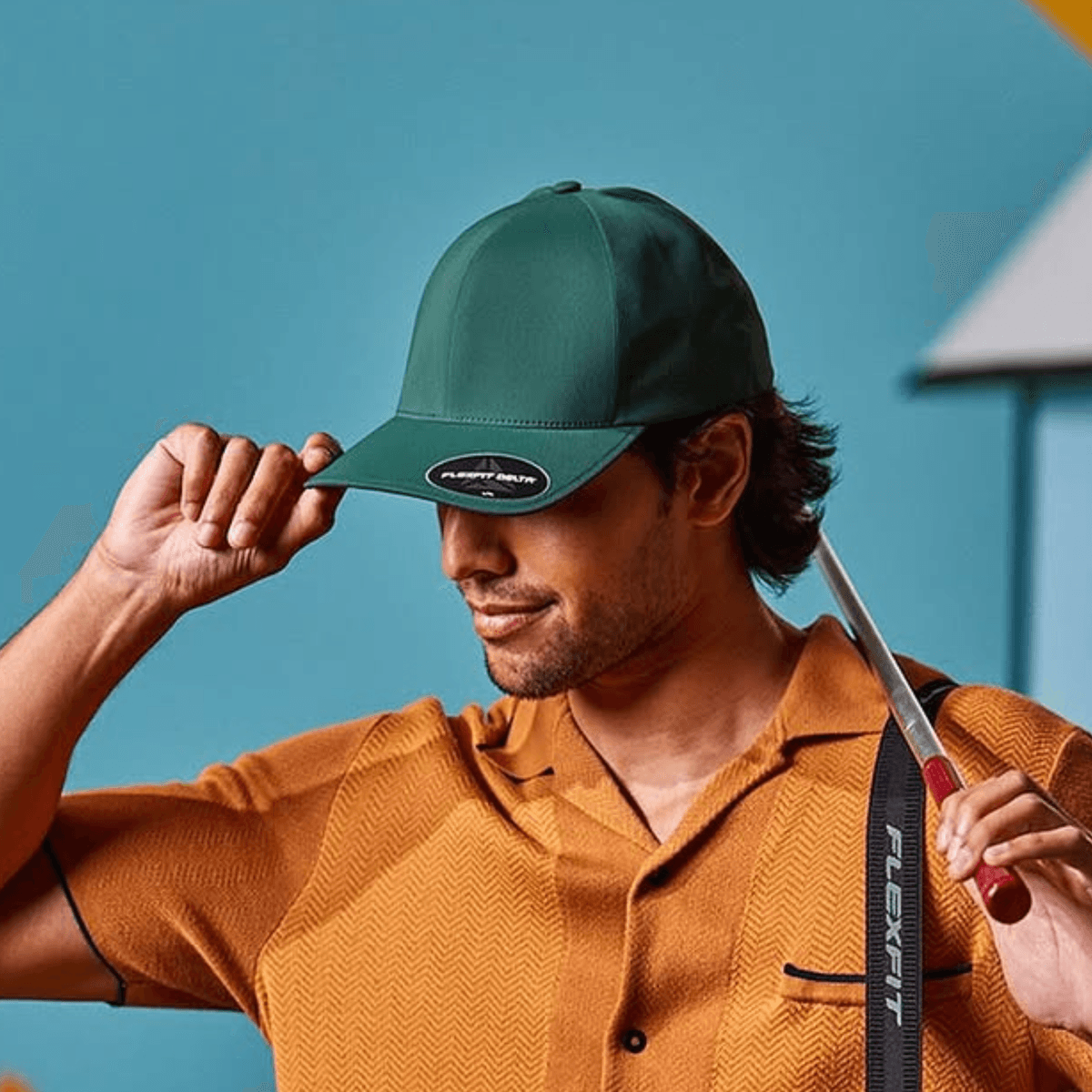 Flexfit Delta White Cap Fitted 5