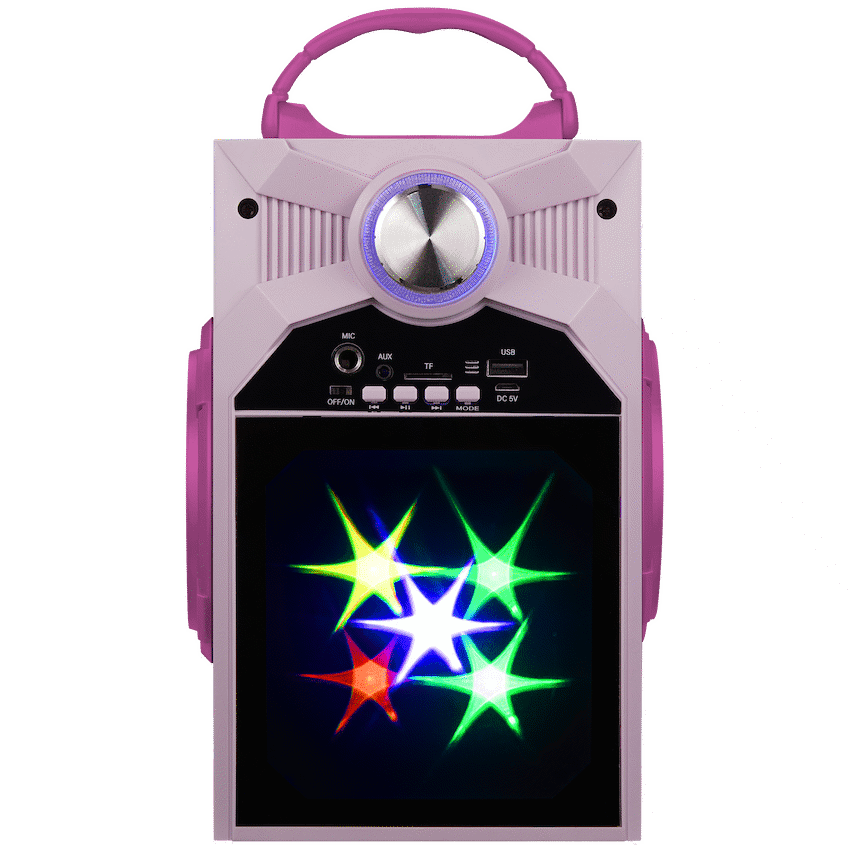 Disney Frozen Classic LED Stars Karaoke Machine with Microphone 2
