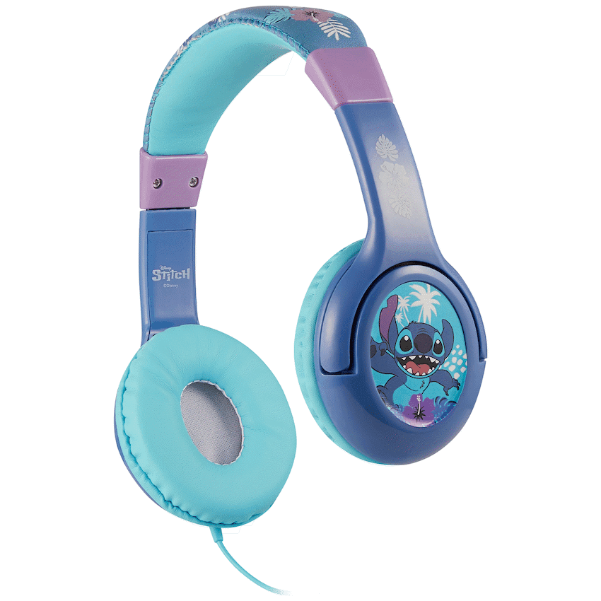 Disney Stitch Padded Auxiliary Headphones 2