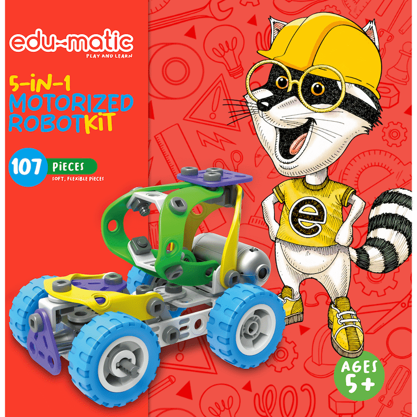 Edu-matic Flexi Build Robot Kit (107 pcs) 3