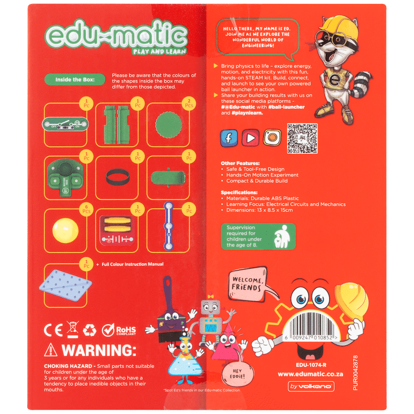 Edu-matic Volt Lab Ball Launcher Circuit 8