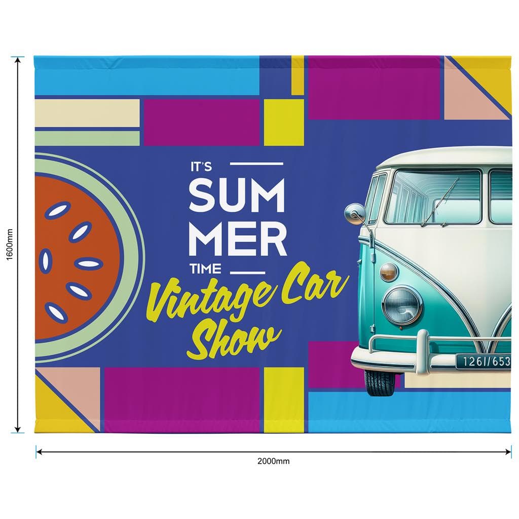 Adjustable Banner Stand Eco 1.6m x 2m (Excludes Hardware) 2