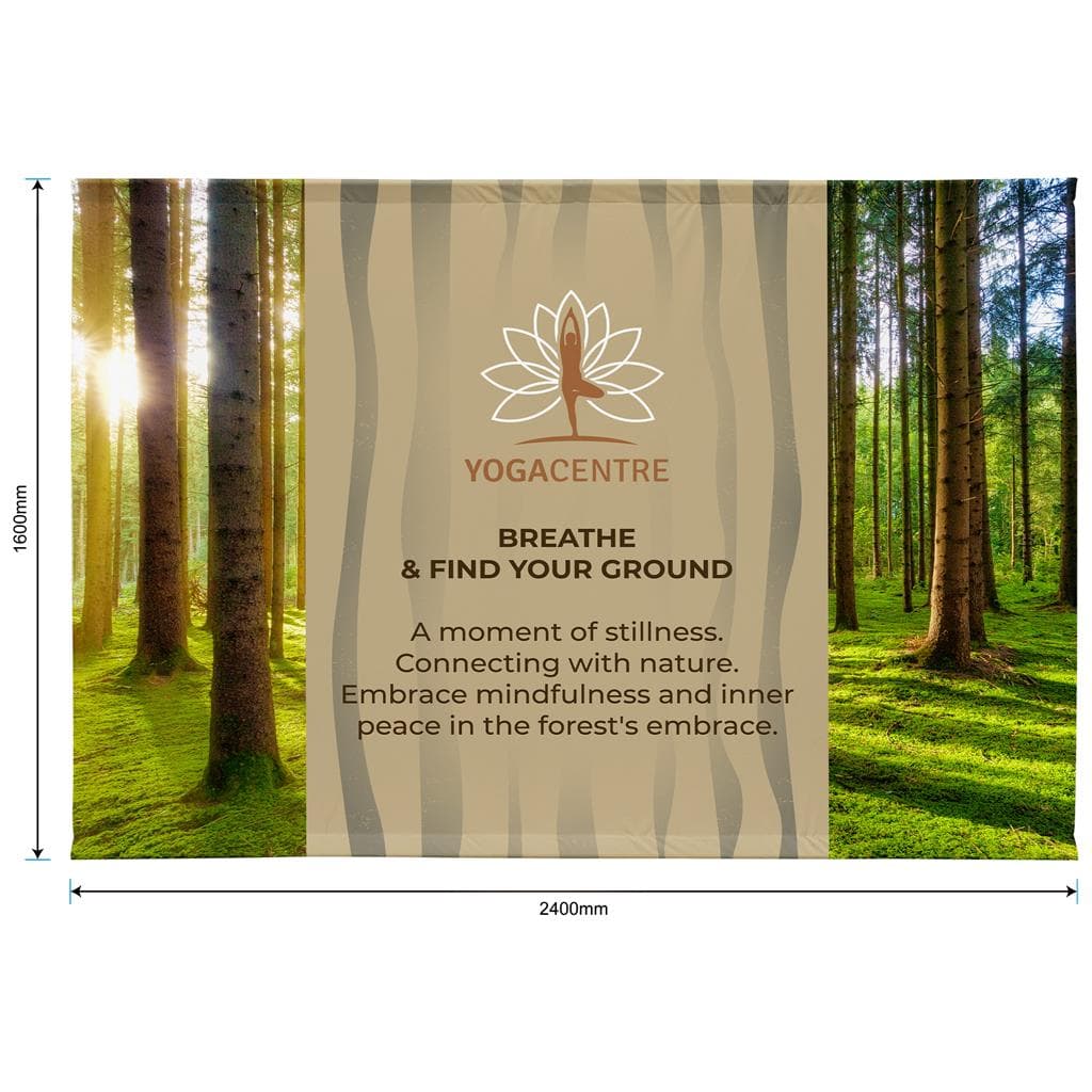 Adjustable Banner Skin Eco 1.6m x 2.4m (Excludes Hardware) 2