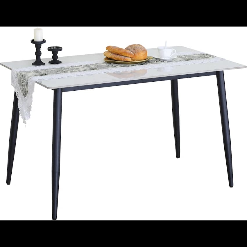 Everfurn Theo Dining Table - White, Box 2 of 2 3