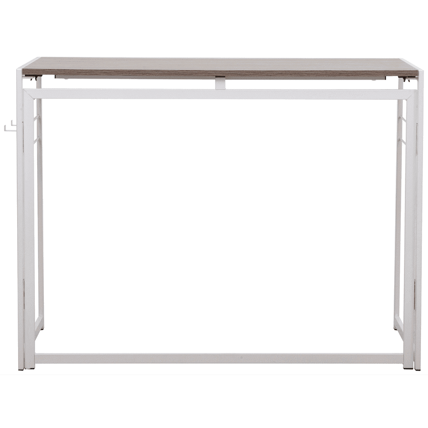 Everfurn Tripoli Folding Office Desk-No Assembly Required 3