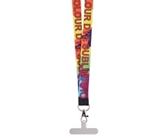 Glossy Poly Lanyard Double Sided with Hangtab