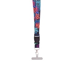 Glossy Poly Lanyard Double Sided & Buckle&Hangtab