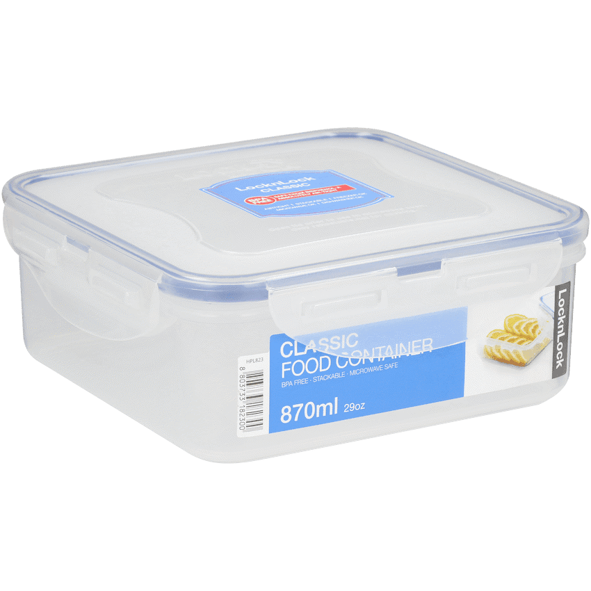 LocknLock square container 870ml ( Order in Qty of 6)