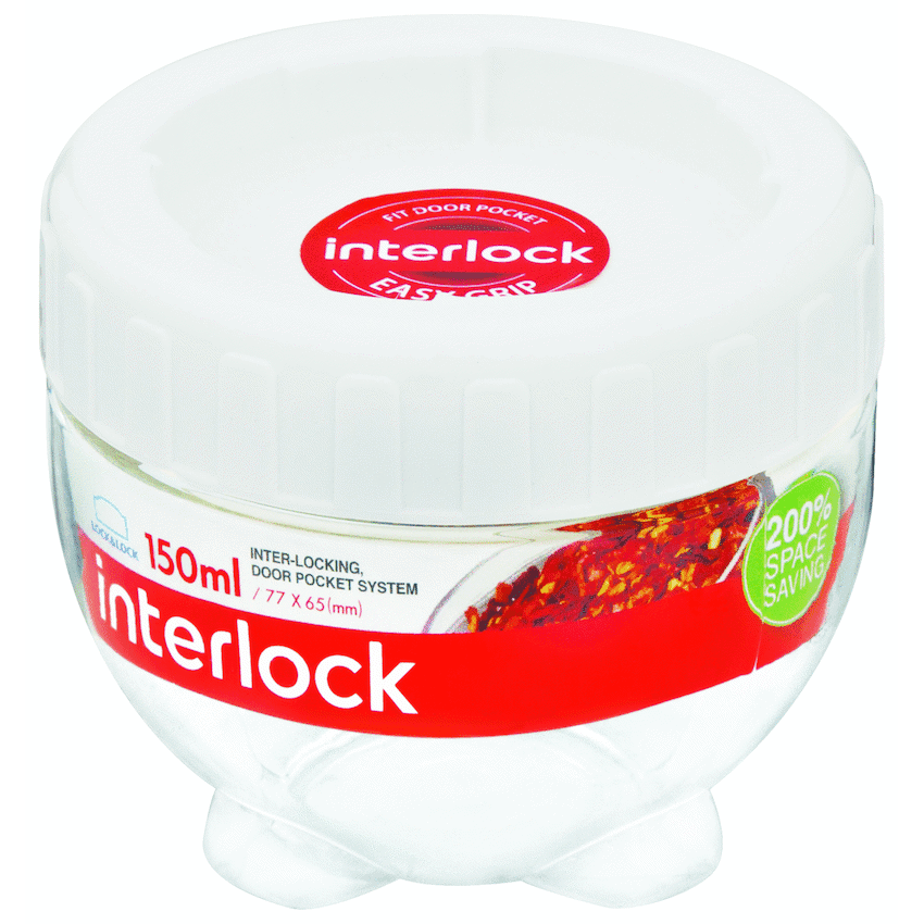LocknLock Interlock container 150ml wt ( Order in Qty of 8)
