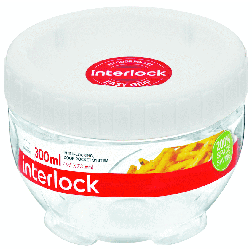 LocknLock Interlock container 300ml wt ( Order in Qty of 8)