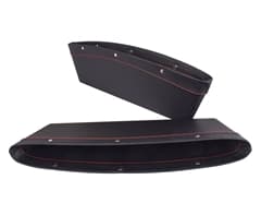 2-Piece Car Seat Gap Organiser - Black 3