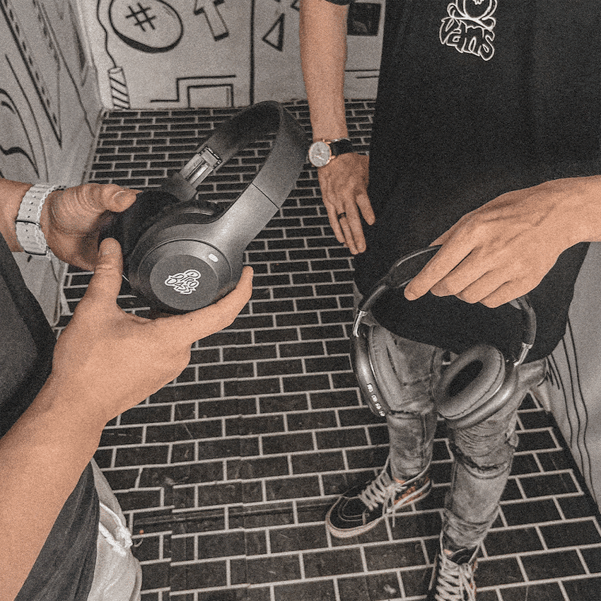 Pro Bass Renegade Series Bluetooth Headphone - Black 7