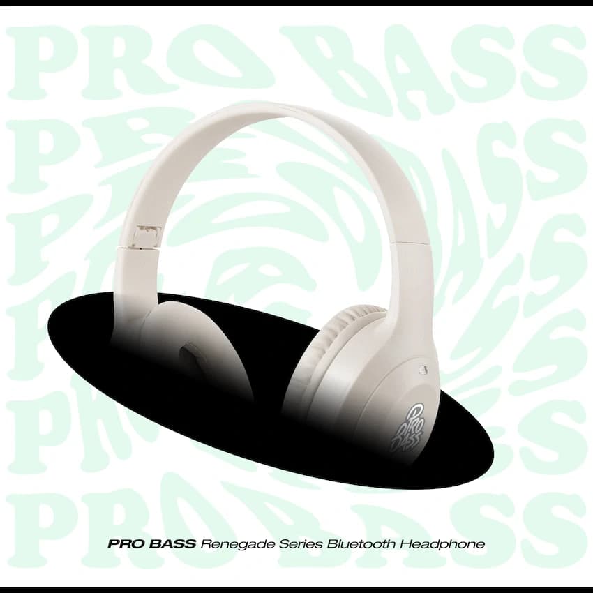 Pro Bass Renegade Series Bluetooth Headphone  - Nude 6