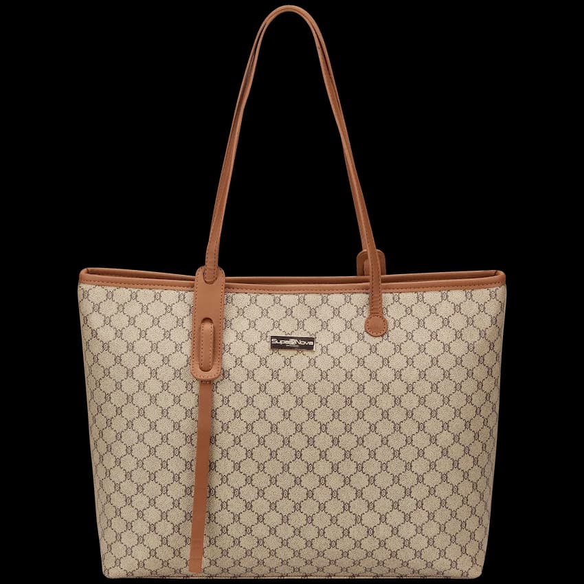 Supanova Zafira 15.6" Laptop Tote Bag Brown 3