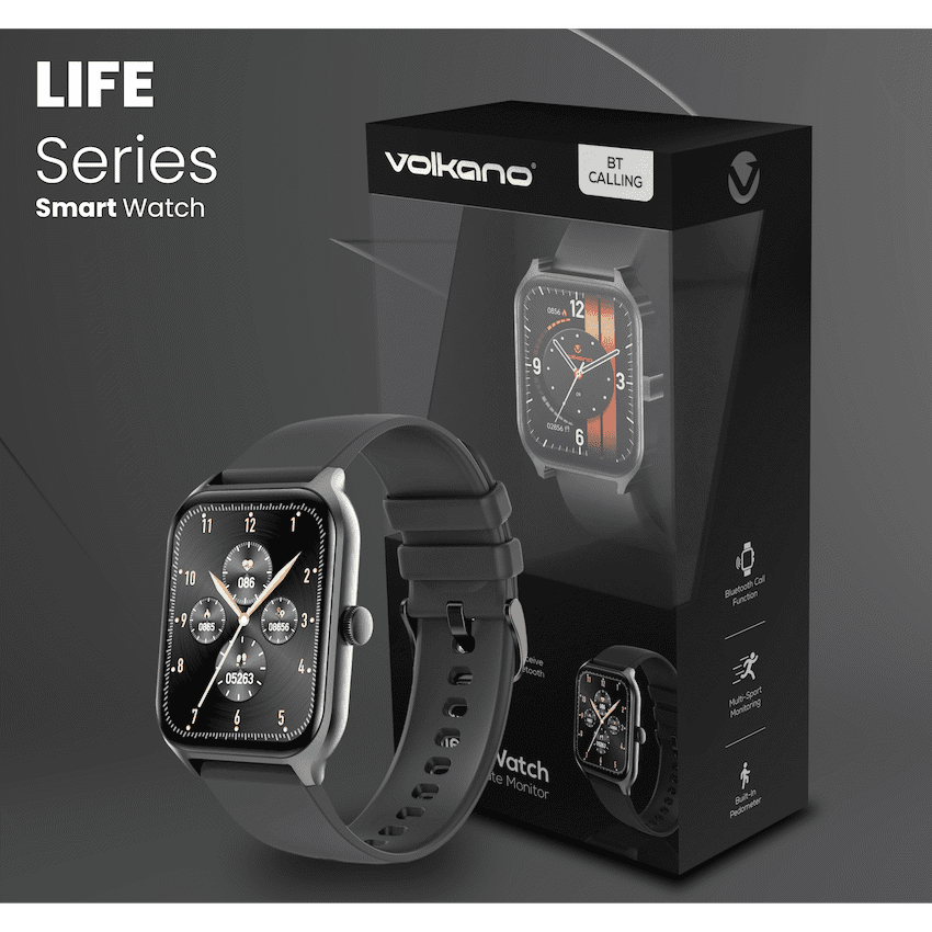 Volkano Life Series Smart Watches - Black 3