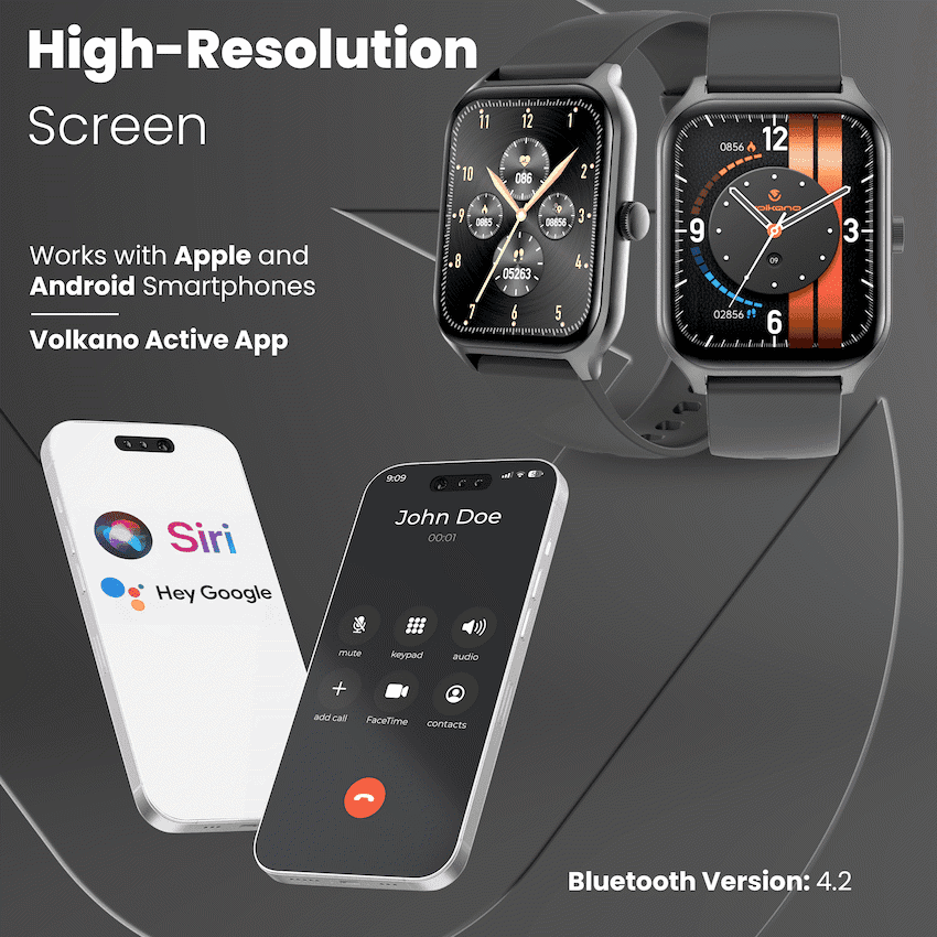 Volkano Life Series Smart Watches - Black 5