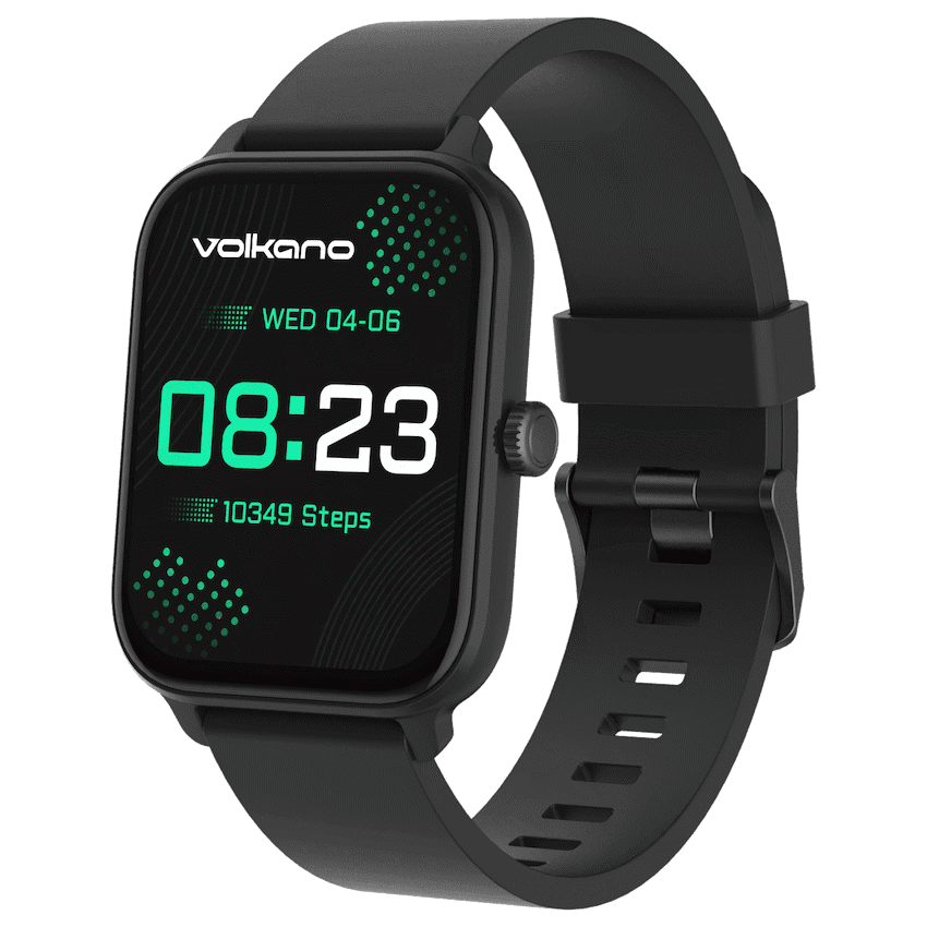 Volkano Linea Series Ultra-Slim Smartwatch - Black 2