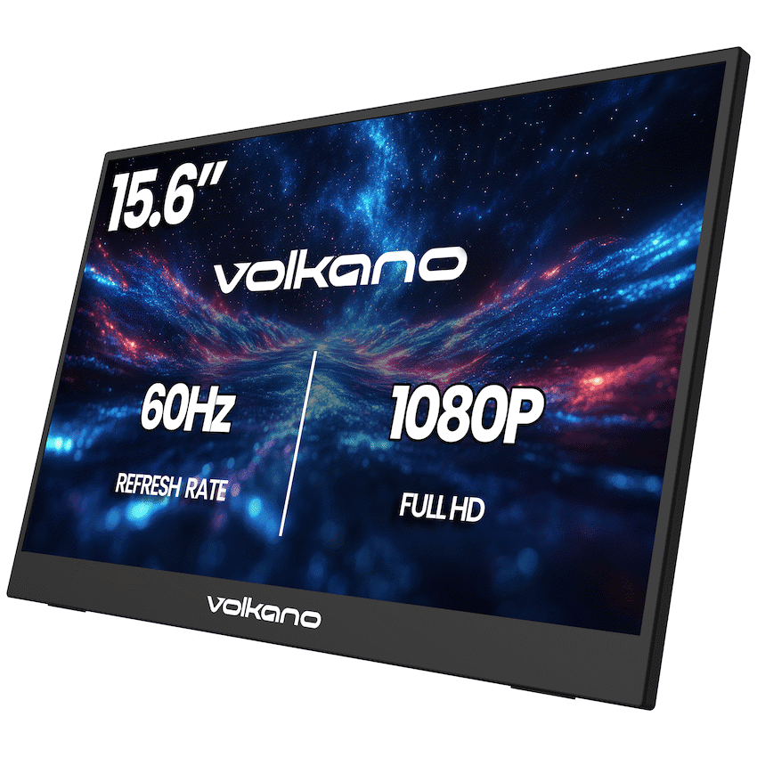 Volkano Voyage Series Portable Monitor 15.6" USB-C Power 2