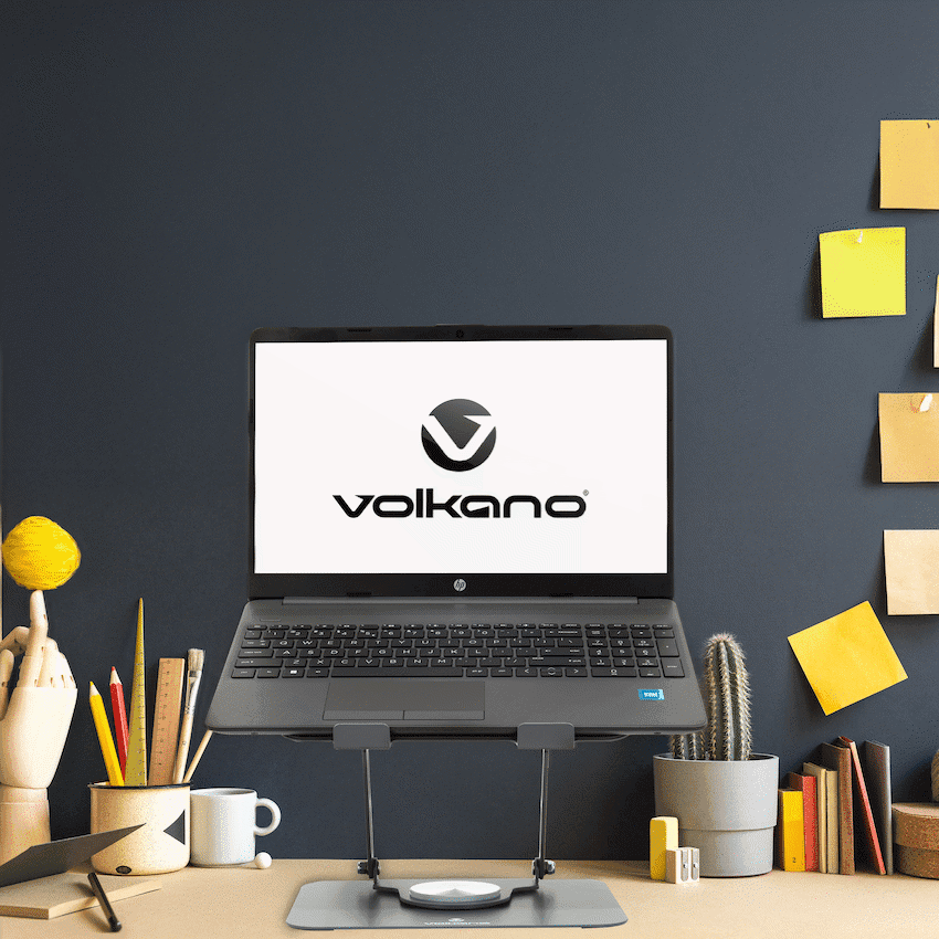 Volkano Pivot Multifunctional Swivel Adjustable Aluminium Laptop Stand 4