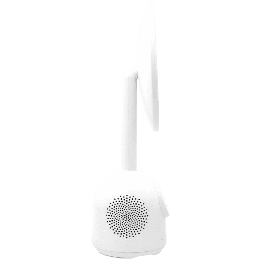ZEN Unify Series Wireless Phone Charger with Bluetooth Speaker and Mirror - White 7
