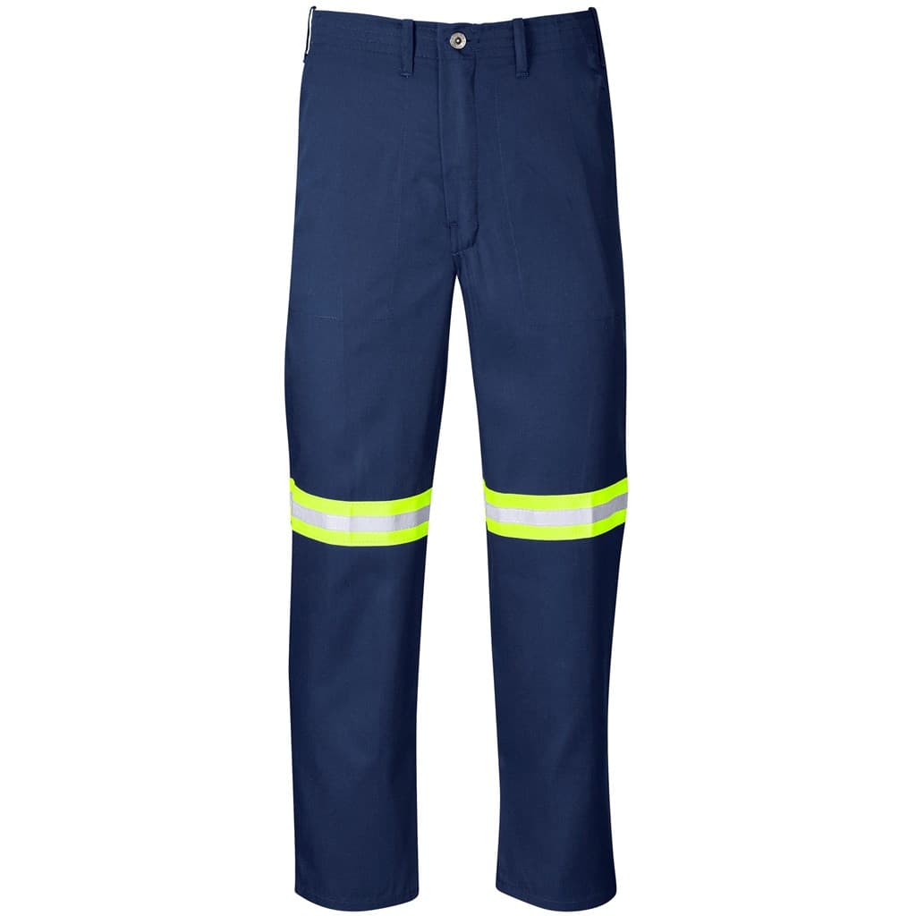 Trade Polycotton Pants - Reflective Legs - Yellow Tape 2