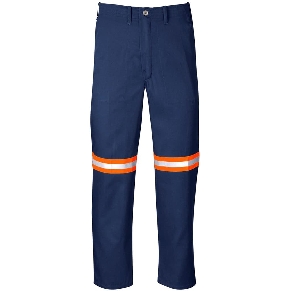 Trade Polycotton Pants - Reflective Legs - Orange Tape 2