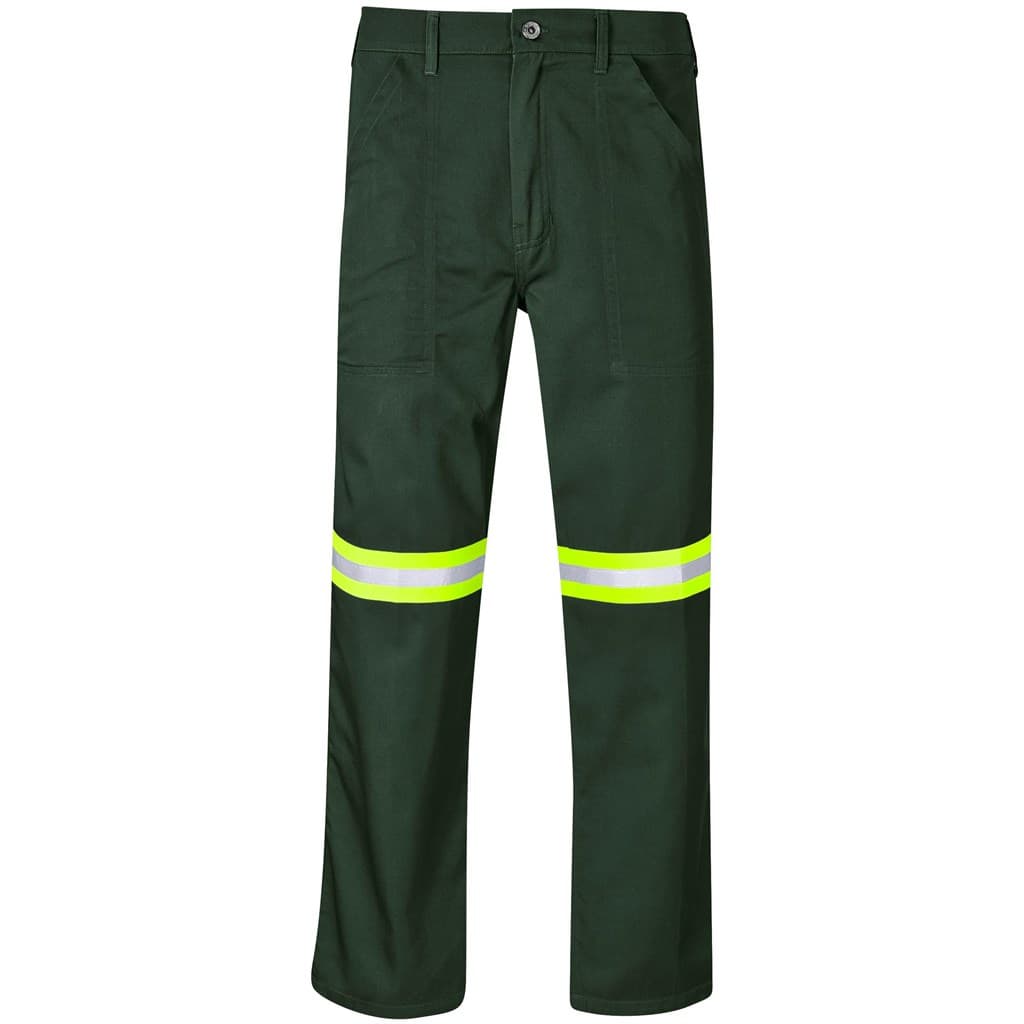 Site Premium Polycotton Pants - Reflective Legs - Yellow Tape 2