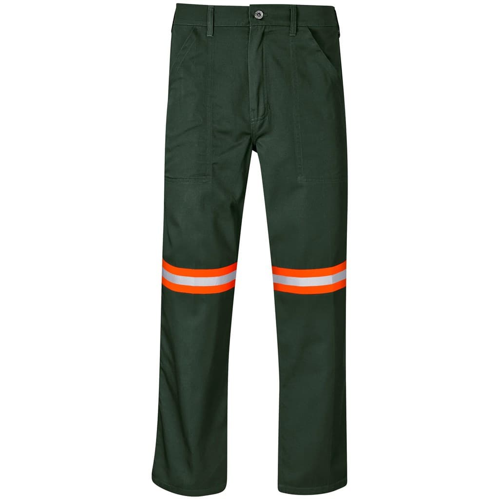 Site Premium Polycotton Pants - Reflective Legs - Orange Tape 2